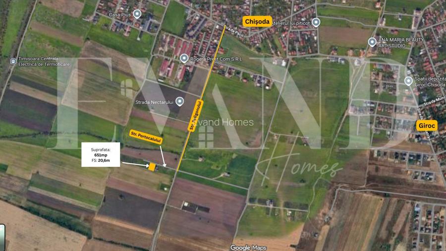 Comision 0% Teren intravilan 651 mp - Chisoda - 3