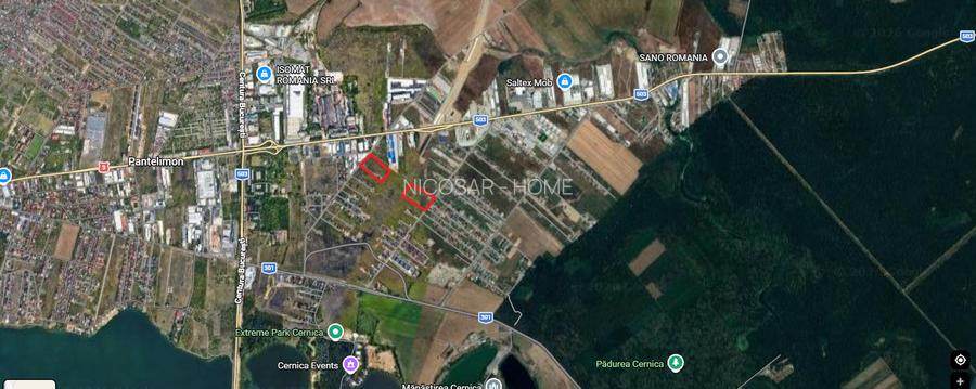 VÂNZARE TERENURI INTRAVILANE – PANTELIMON | LÂNGĂ A0 ȘI PĂDUREA CERNICA | 60 €/M - 2