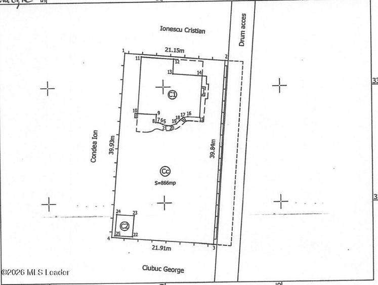 Casă individuală - 860 mp teren, 4 dormitoare si birou - 16