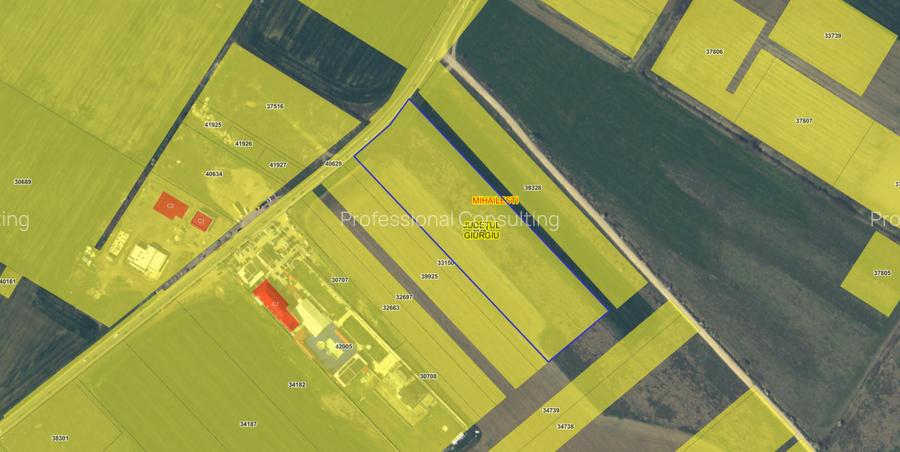 VANZARE TEREN 24.108 MP STRADAL, GIURGIU, E70, MIHAILESTI - 3