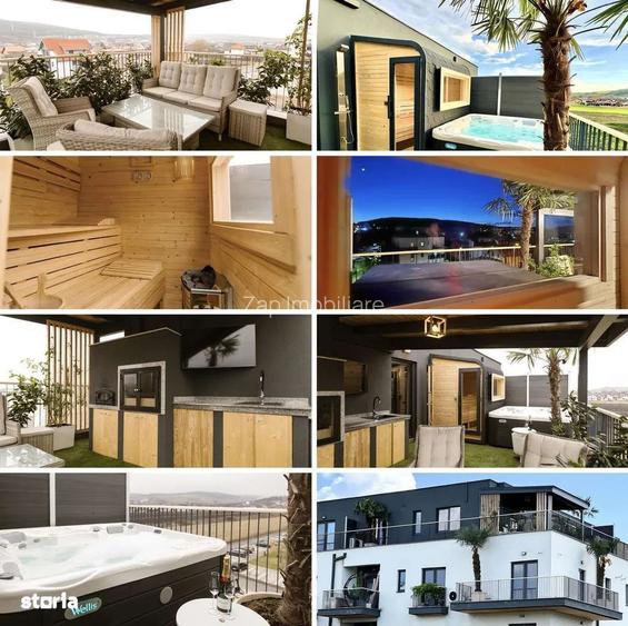 Penthouse Ultra- LUX pe 2 nivele, 185 mp, SPA privat, 3 parcări - 18