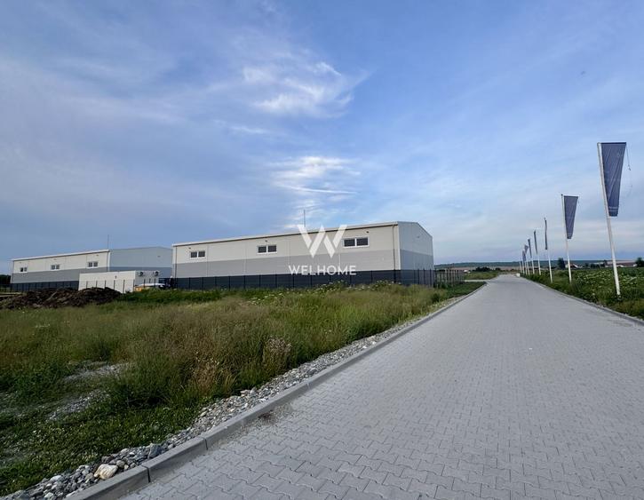 Hala industriala noua, ideal IMM - teren 1738mp, bransamente utilitati
