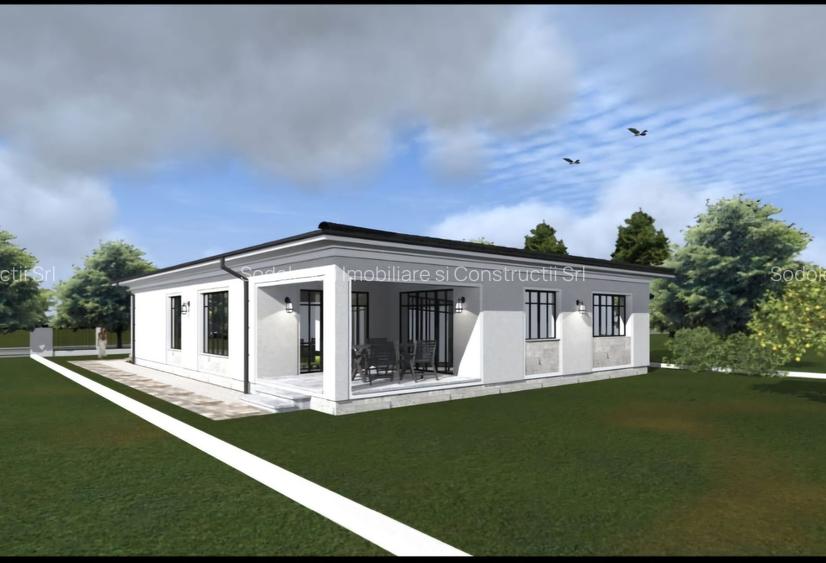 Locuinta individuala cu garaj- in stil mediteranean - 10