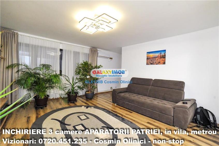 INCHIRIERE 3 camere BERCENI - Aparatorii Patriei, metrou, in vila - 5