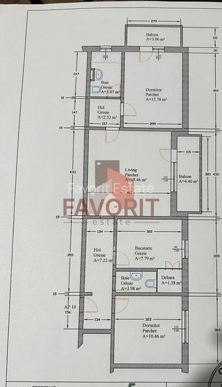 Apartament 3 camere | 2 Bai | 70 Mp | Zona Lipovei - 11