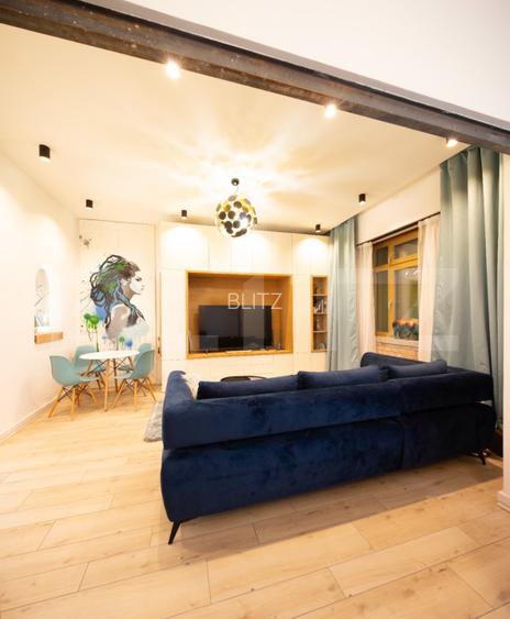 Apartament cu personalitate, tavan inalt si terasa – zona Scala Center - 2