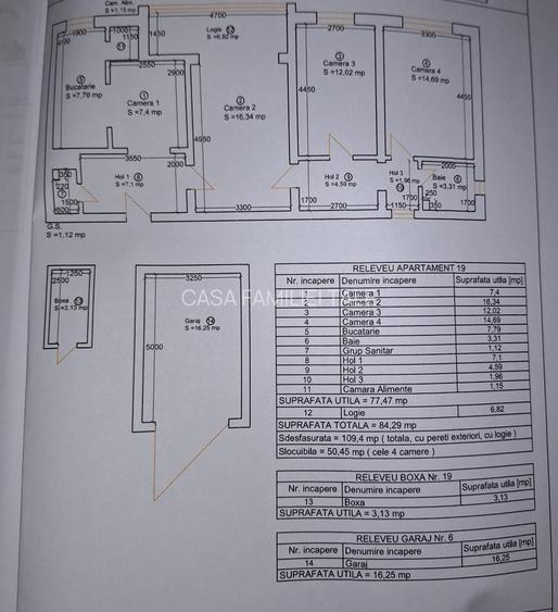 Unicat!!!!  4 camere .. 77 mp .. Gh Lazar .. garaj sub bloc si boxa - 13
