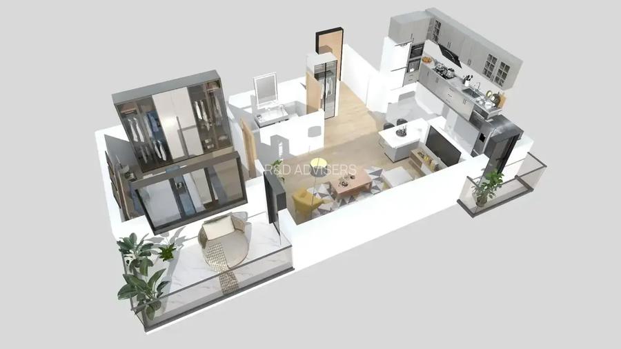 Apartament 2 camere complex nou lux Mosilor - Obor / Comision 0 - 12