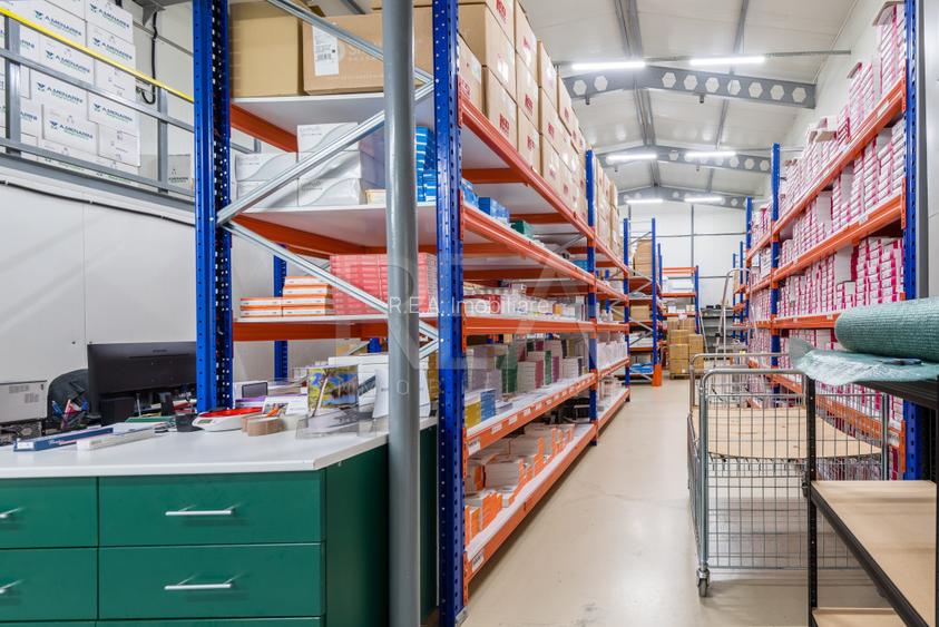 Hale depozitare/productie + Cladire de birouri | Teren 4213 m.p. | Tunari - 47