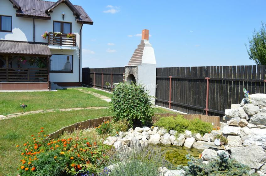 Sabareni ,Vila de vanzare P+1, padure, Camera Tehnica + Incalzire pardoseala  - 9