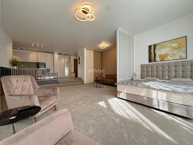 Studio spațios de închiriat — Bellevue Residence, mobilat, terasă, parcare - 11