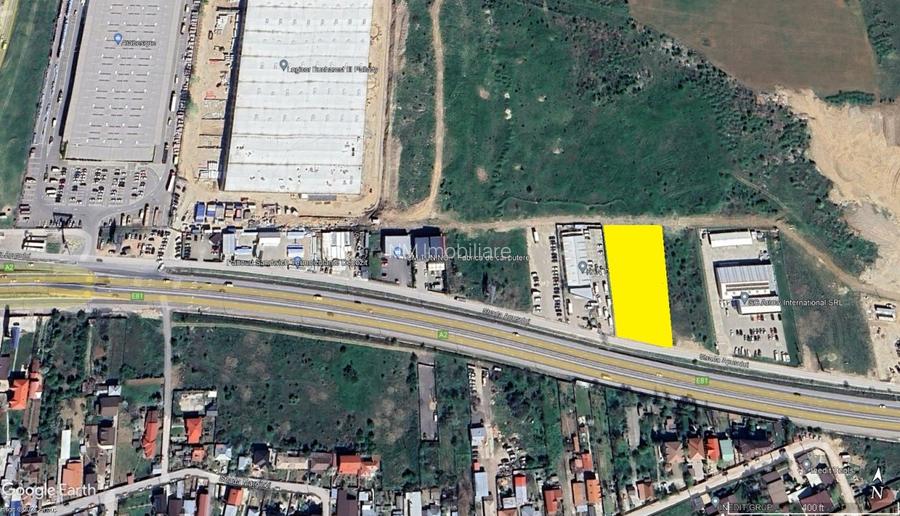Teren industrial 4.000 mp cu PUZ aprobat (hala, depozit, productie, etc) - 4