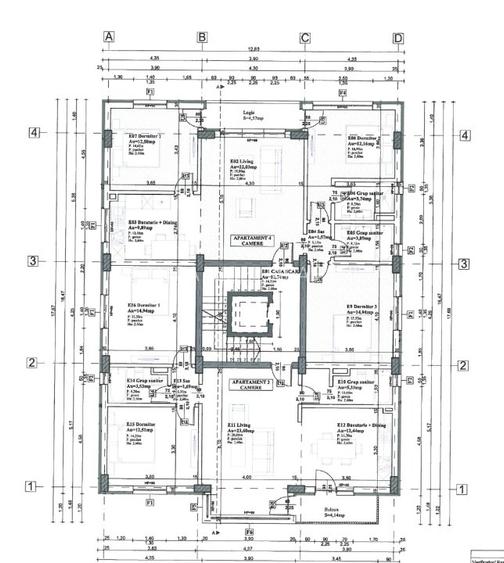 4 camere in Centru, bloc nou faza incipienta - 10