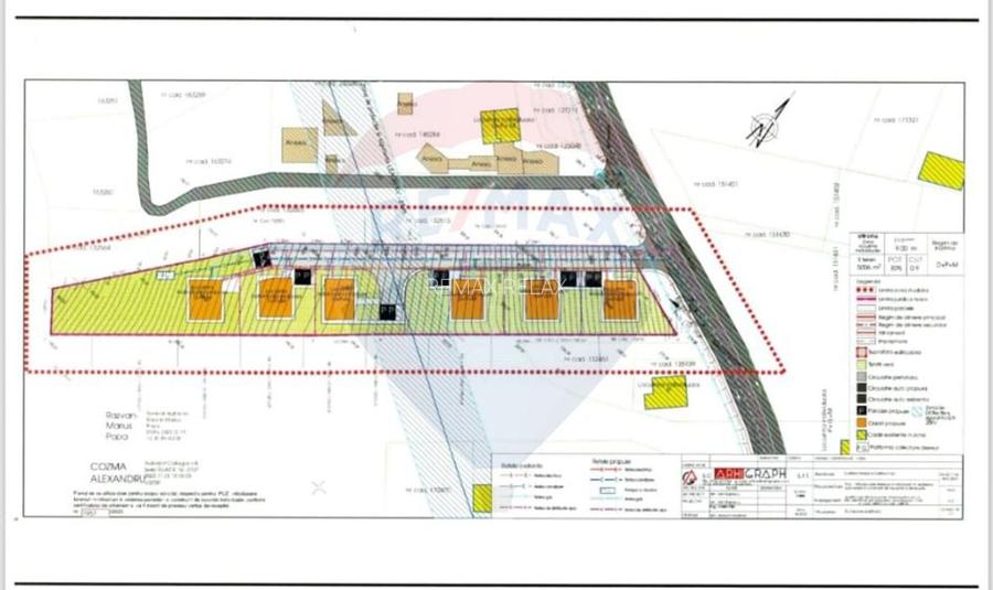 Teren Soseaua Bucium 5006 mp Intravilan - PUZ Aprobat - 6 Loturi - 3