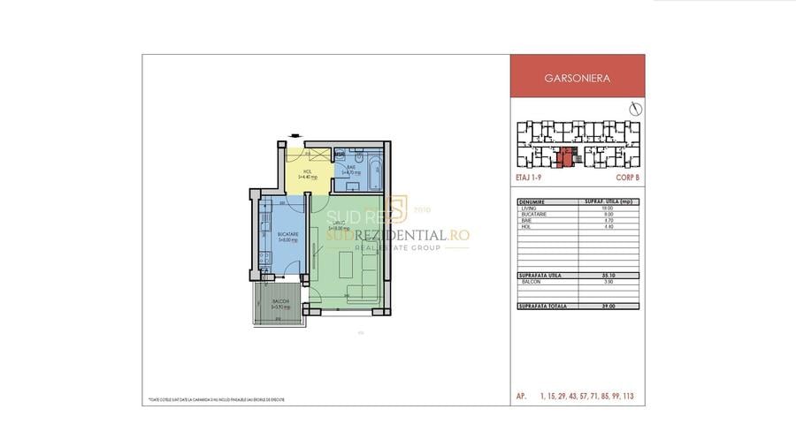 Garsoniera decomandata de vanzare - Popesti-Leordeni, Metrou Berceni - 5