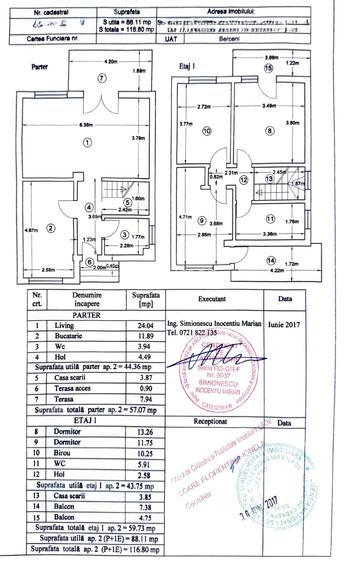 Vila tip Duplex P+1+Pod ,4 camere, 2 bai, mobilata utilata complet ! - 55