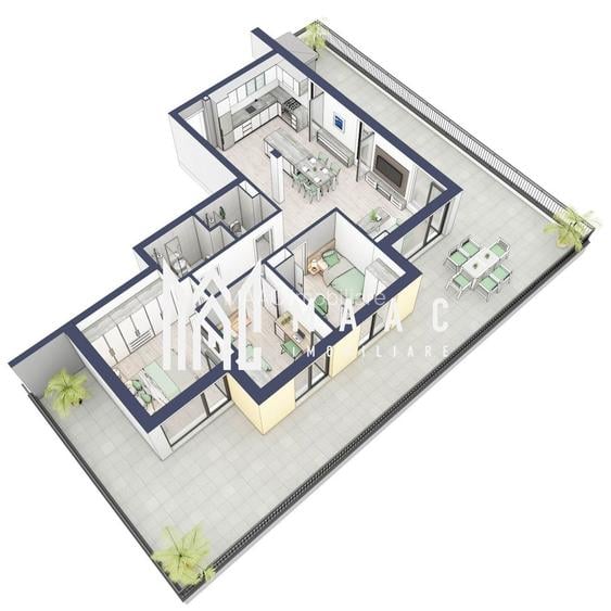 Penthouse 3 camere | Etaj 4 | Terasa 108 mp | Turnisor - 4