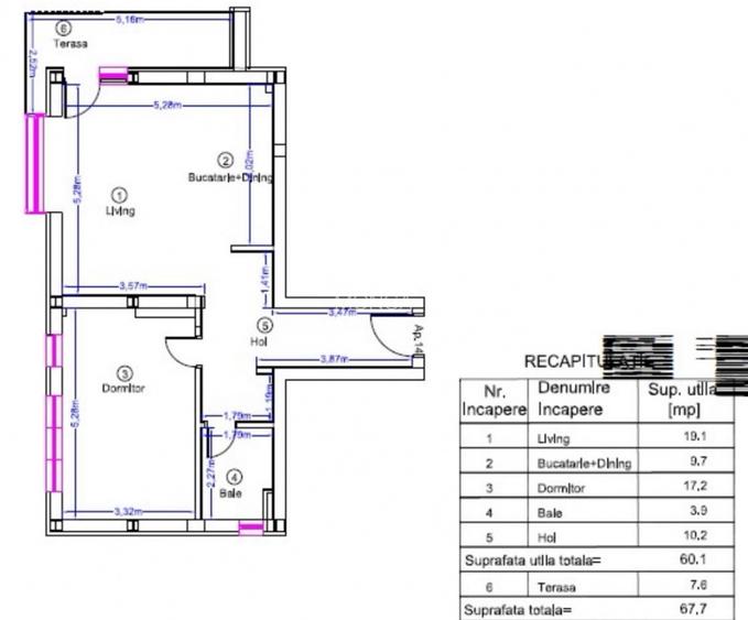 Apartament 2 camere 60mp | Belair Lake Pipera | 0 comision | Parcare - 13