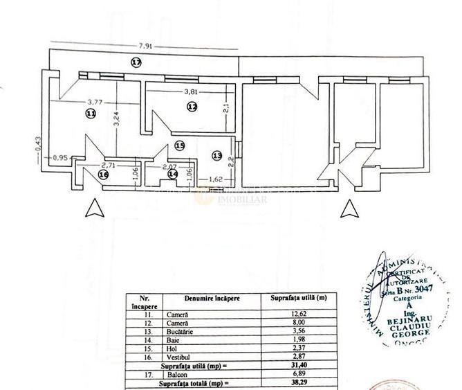 2 camere | Vedere catre Cismgiu | Creditabil | Balcon deschis - 9