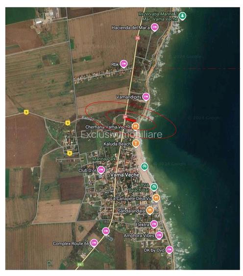 Teren Intravilan 2500 mp in Prima Linie la Plaja - 2