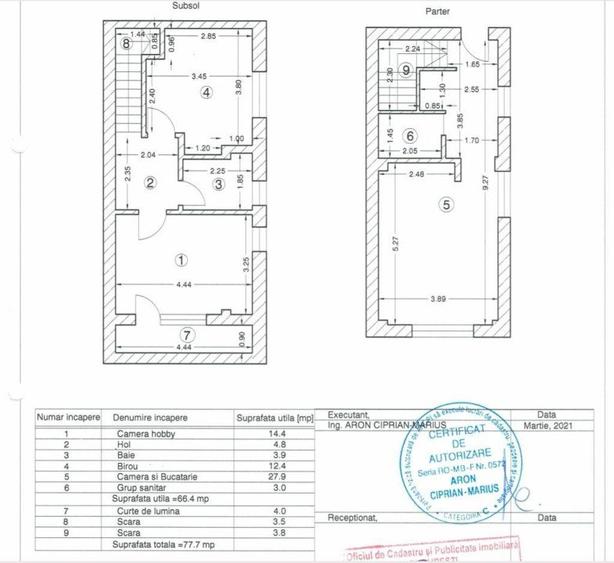 Duplex 3 camere, 77,7mp, Domenii - 9