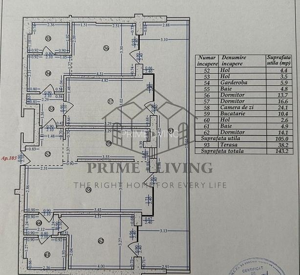 PENTHOUSE SUPERB DE 4 CAMERE LA VANZARE IN ZONA AVIATIEI - 1