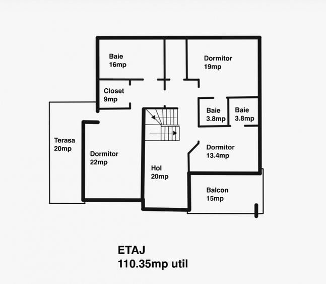 Casa 320mp cu teren 700mp , zona : Feleac