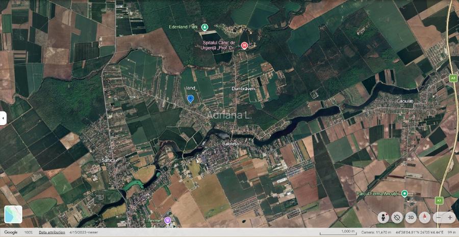 Oportunitate vanzare teren sat Dumbrăveni -Balotesti-, jud Ilfov  - 5