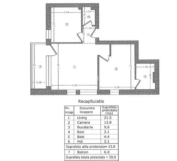 Ultimul Apartament 2 camere - 4 minute Metrou Grigorescu - 2