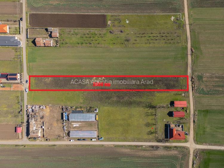 Teren 3.600 mp în Curtici, 2 fronturi stradale – La doar 20 km de Arad - 2