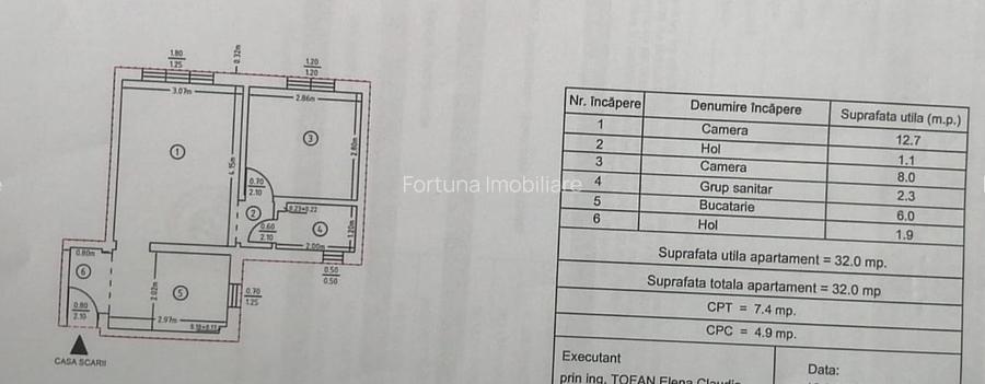 Apartament 2 camere, etaj 1, cartier Lenin - 10