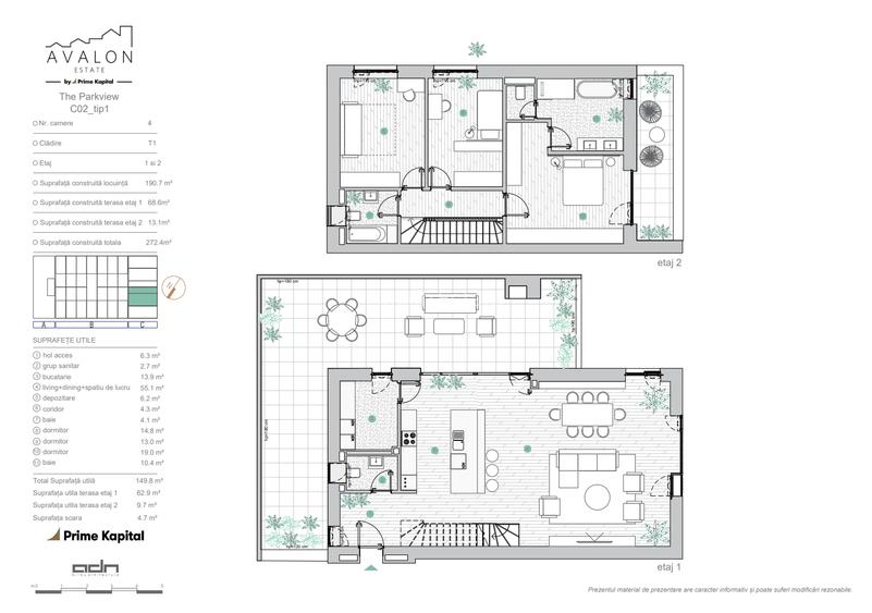 Avalon Estate | Apartament Parkview cu 4 camere | zona Pipera - Aviației - 2