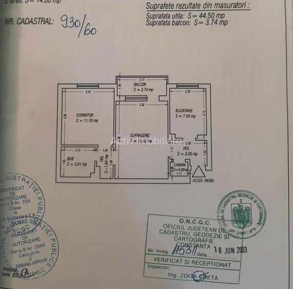 Apartament 2 camere, confort 1 – Tomis 3 | Totul nou | La cheie - 19
