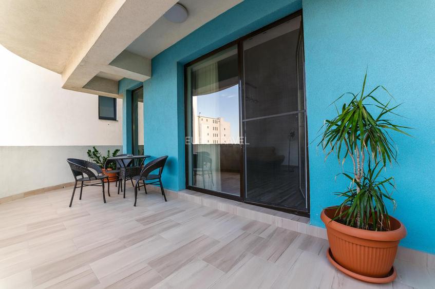 apartament 2 camere, modern, la 100 m de plaja, termen lung, contract , 450 euro - 25