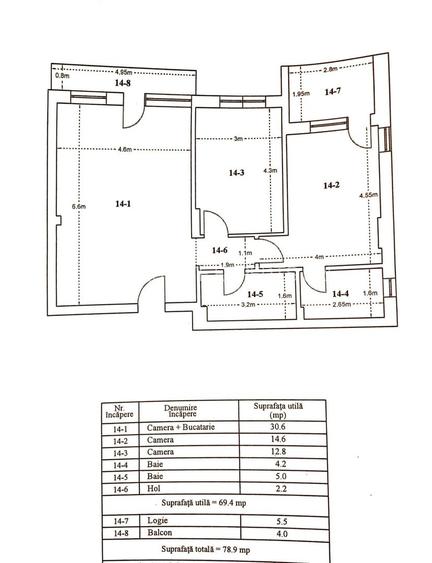 Jasmine Residence| Ozana-Nicolae Teclu-Pallady| Ap. 3c cu doua bai. - 1