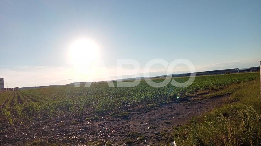 Teren intravilan 2 ha deschidere drum zona Industriala Vest Sibiu