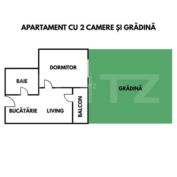Apartament modern cu gradina mare – 2 camere, Sesu de Sus - 8