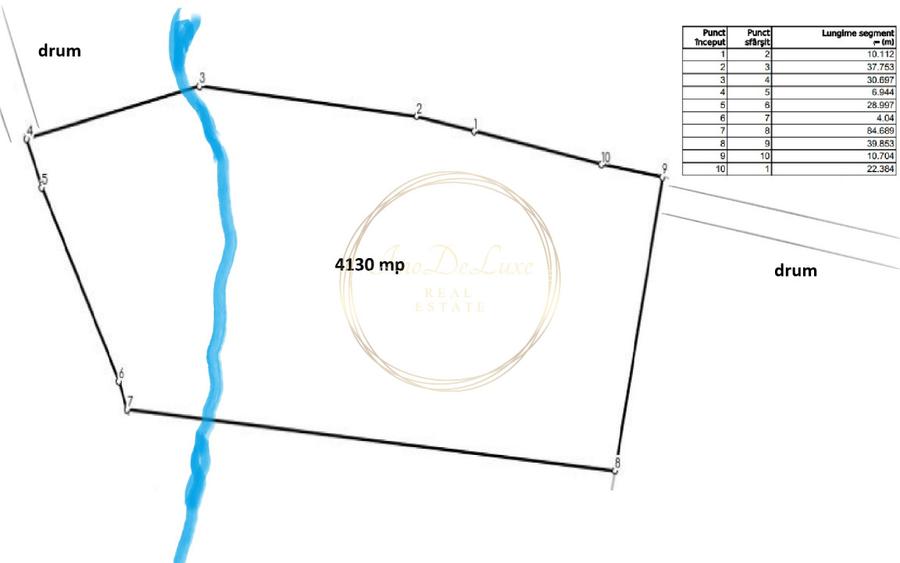 Teren extravilan, 4130mp, cu parau, la 500m de Primaria Marisel - 14