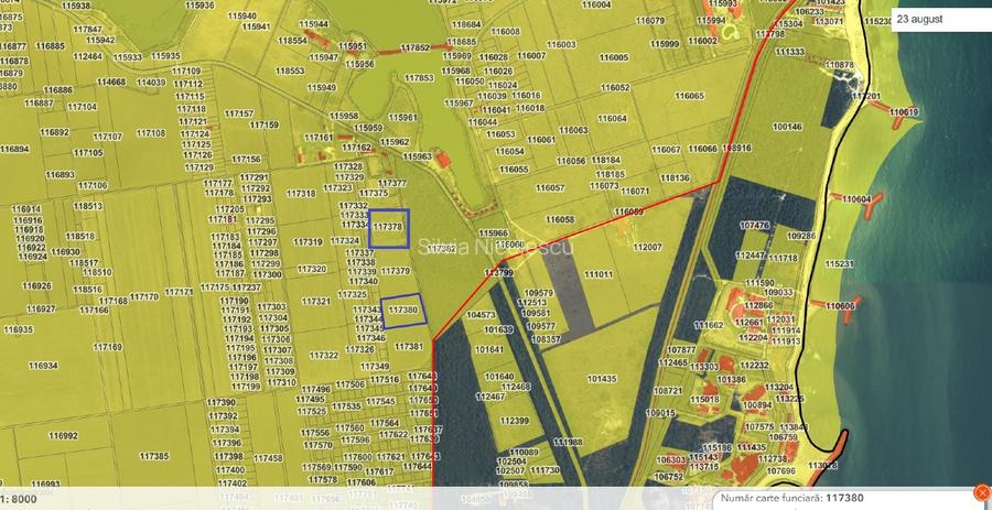 2 loturi intravilane, poziție excepțională – langa padure, lac, mare - 4