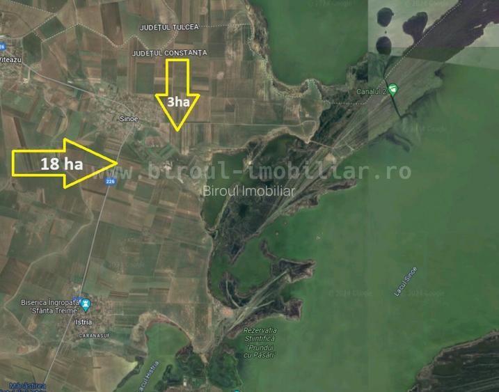 0% Comision - Vânzare teren agricol comasat direct la Soseaua  Istria - Sinoe - 2