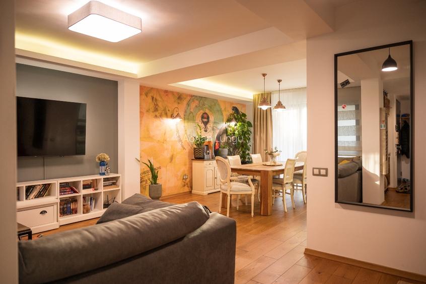 Duplex vanzare 2 nivele cu gradina privata la statie metrou Straulesti - 2