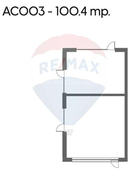 Spațiu comercial / birouri de vânzare  (100.4 mp)– zona centrală - 3