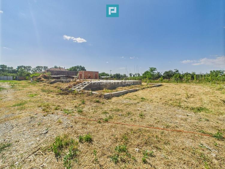 Teren 1000 mp Uliuc, cu fundație și proiect casă - 4