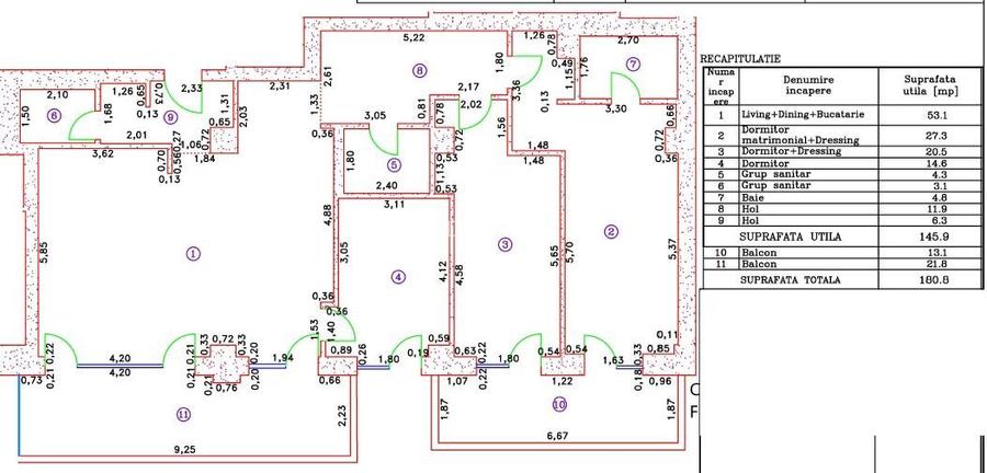 Chirie I Penthouse 4 camere I Iancu Nicolae I Bloc Luxury I 2 Parcari - 21