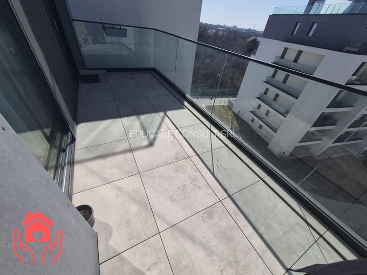 (Baneasa Shopping City-THE IVY)-3 camere mobilier ROVERE, orientare SUD, parcare - 11