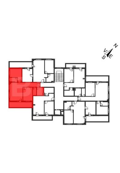 Apartament 3 camere, 68mp, 2bai, terasa 15mp, parcare, zona centrala - 3