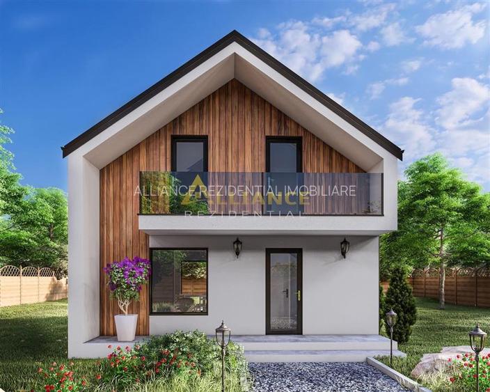 Vila individuala - 4 camere - 2 bai - dressing -incalzire pardoseala - beci - 2