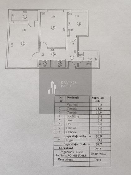 Apartament 2 camere 55 mp /Pallady/Nicolae Grigorescu/ decomandat