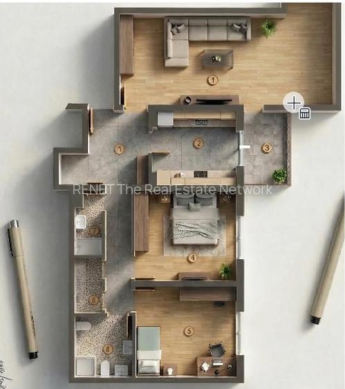 Apartament 3 camere Pantelimon Piata Delfinului - 4