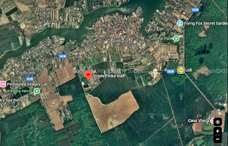 Vanzare 1875 mp teren Snagov, langa padure, zona superba, toate utilitatile - 8